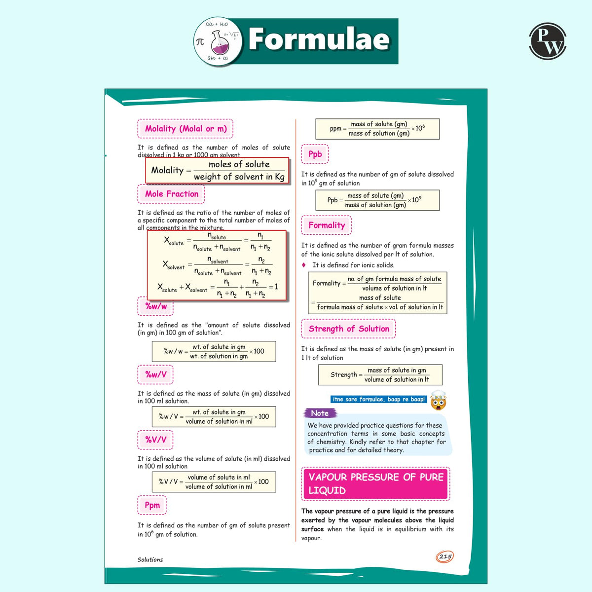 PW EaJEE Handwritten Notes For Physical Chemistry By Faisal Razaq | Chapterwise and Topicwise 1200+ Questions | Complete JEE Main & Advanced Syllabus | Handpicked PYQs [Paperback] Faisal Razaq