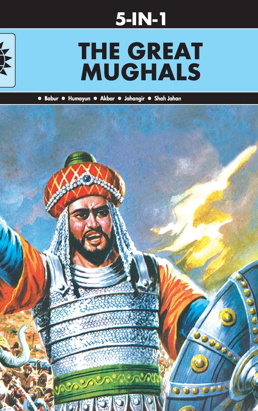 The Great Mughals: 5 in 1 (Amar Chitra Katha) by Anant Pai book cover