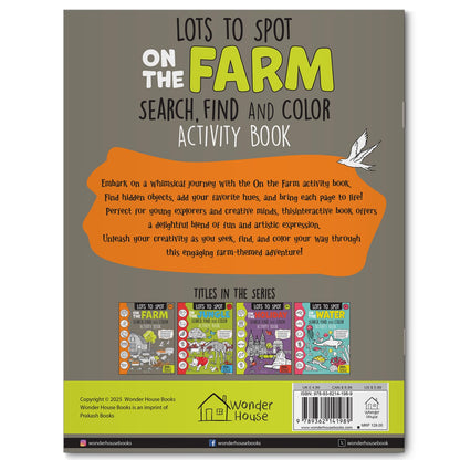 Lots to Spot On The Farm: Search, Find and Color Activity Book