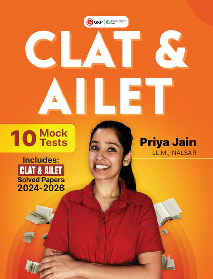 GKP CLAT 2027 Mock Tests Book | 10 Full-Length Practice Papers | CLAT 2024–2026 Fully Solved Question Papers | Law Entrance Exam Preparation Guide