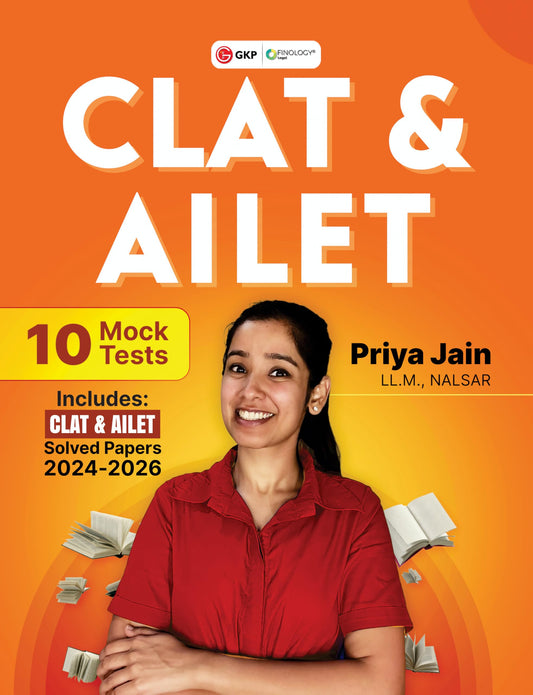 GKP CLAT 2027 Mock Tests Book | 10 Full-Length Practice Papers | CLAT 2024–2026 Fully Solved Question Papers | Law Entrance Exam Preparation Guide