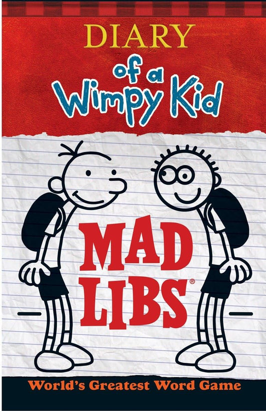 Diary of a Wimpy Kid Mad Libs book cover