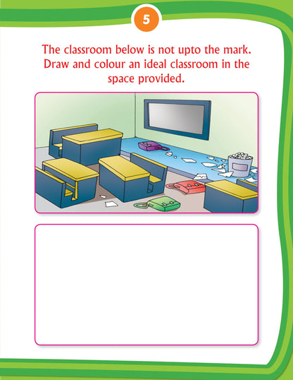 Kid’s 2nd Activity Book – Good Habits for Age 4+ | Fun Illustrated Activities to Teach Manners, Hygiene, Respect & Positive Behaviour | Early Learning Moral Education for Kids