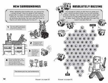 Minecraft Brain Games: An official illustrated Minecraft children’s puzzle book – perfect for kids into video games aged 7, 8, 9, 10 and 11 – new for 2025!