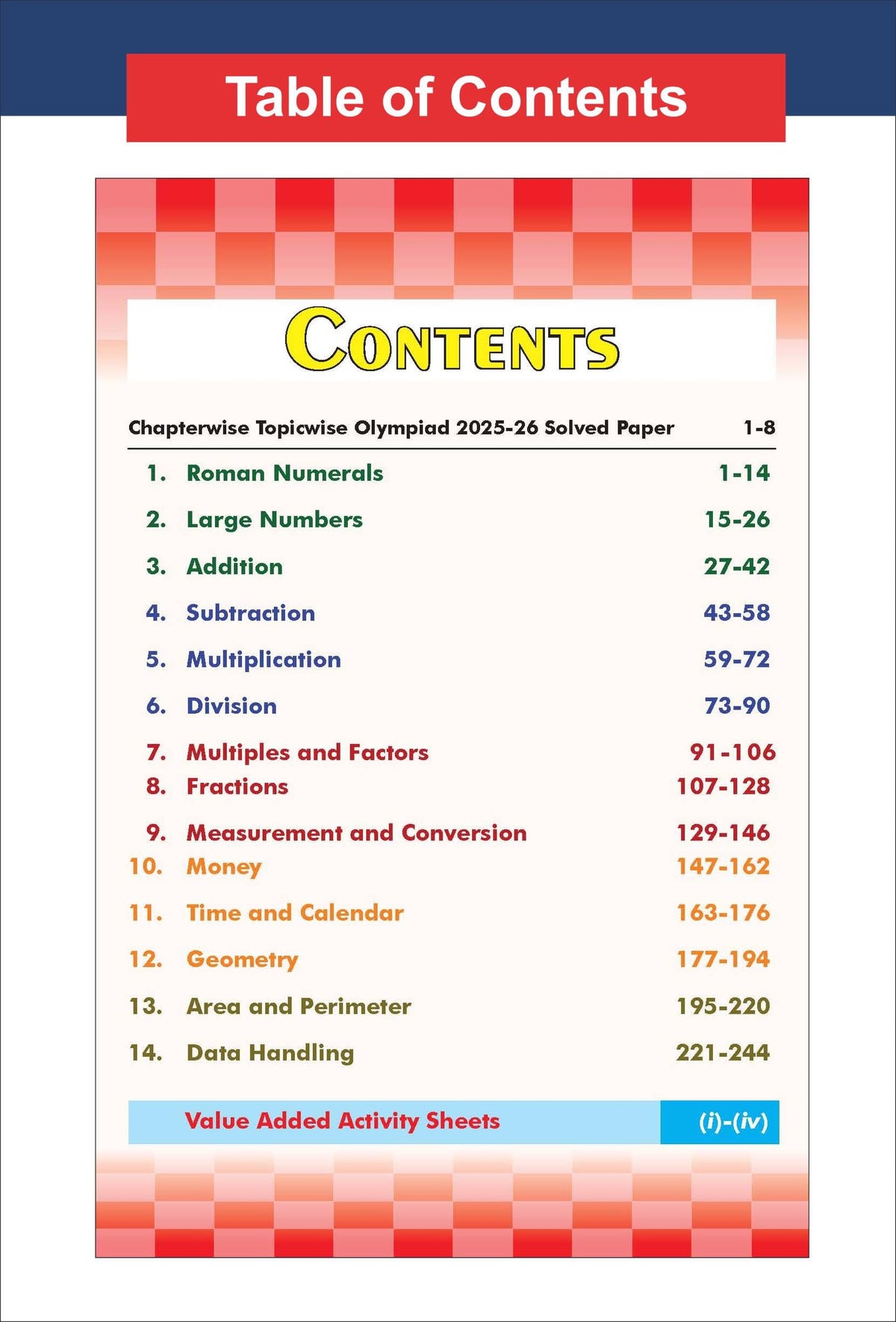 Disha Olympiad Champs Mathematics Class 5 with Chapter-wise Previous 13 Year (2013 - 2025) Questions 7th Edition | Complete Prep Guide with Theory, PYQs, Past & Practice Exercise