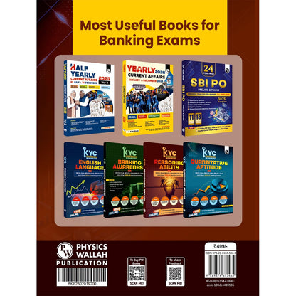 PW IBPS PO 27 Year-wise Prelims & Mains Previous Year Solved Papers Till Oct 2025 with 15 Online CBT Tests for Exam 2026-27 | 3250 PYQs | English Edition