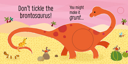 Dont tickle the T-rex! (DON'T TICKLE Touchy Feely Sound Books)