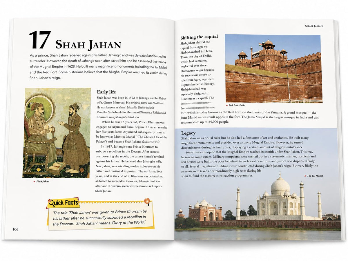 Encyclopedia of Indian History: A Fascinating Journey Through Ancient, Medieval & Modern India | Comprehensive Historical Reference Book For kids 10+
