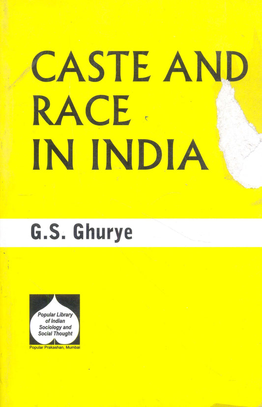 Caste And Race In India book cover