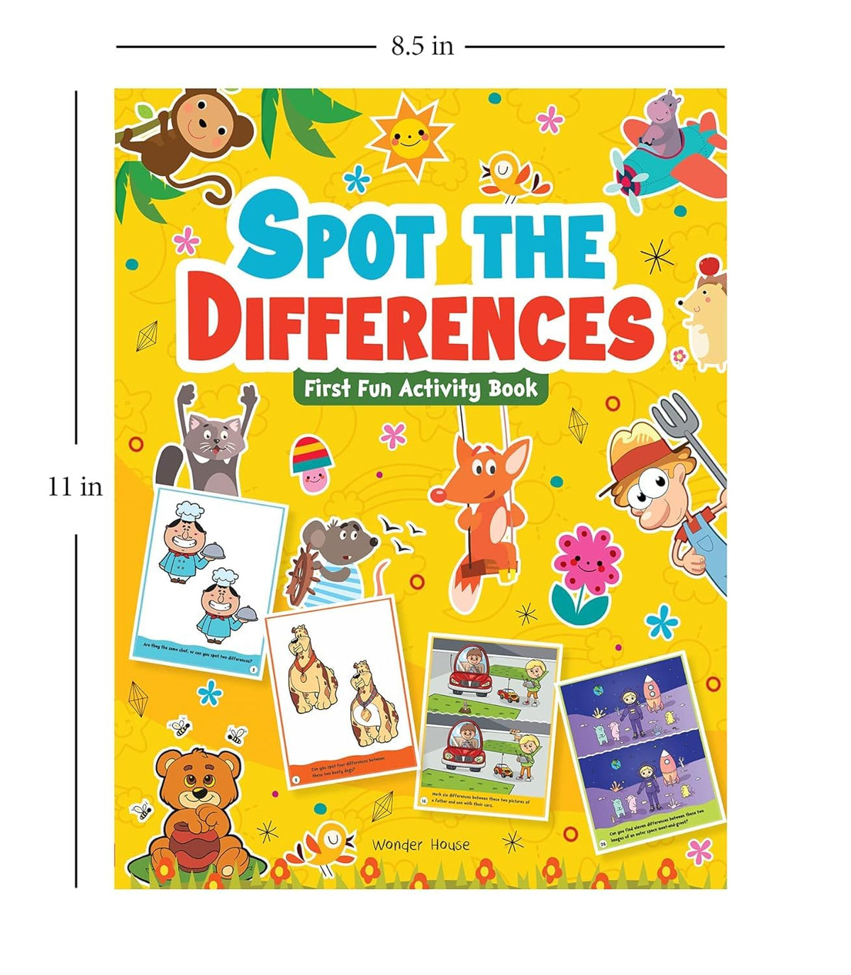 Spot The Difference | First Fun Activity Book For Kids | Boost Focus & Observation Skills | Ages 4–7 | Engaging Puzzle Fun