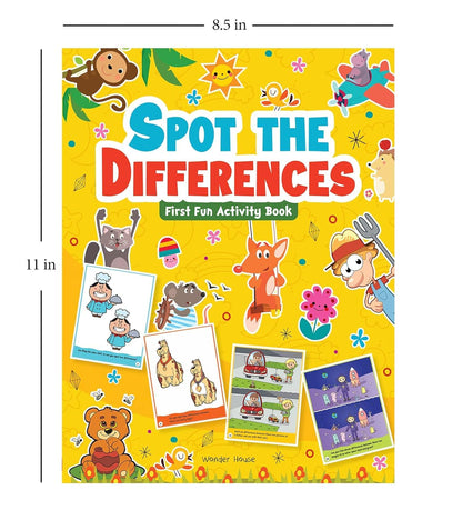 Spot The Difference | First Fun Activity Book For Kids | Boost Focus & Observation Skills | Ages 4–7 | Engaging Puzzle Fun
