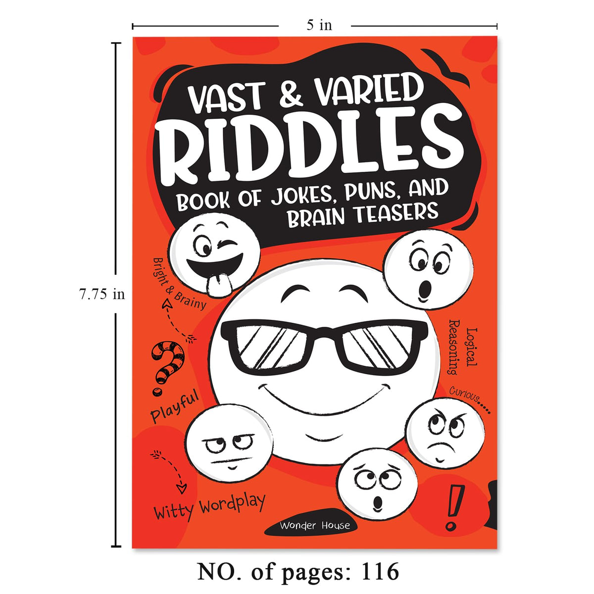 Vast and Varied Riddles Book of Jokes, Puns, and Brain Teasers