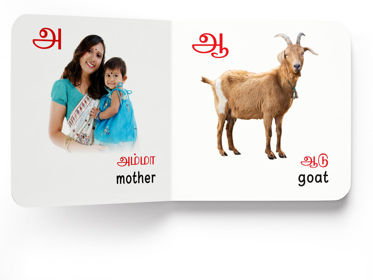 My First Book of Tamil Alphabet - Agara Varisai : My First English Tamil Board Book