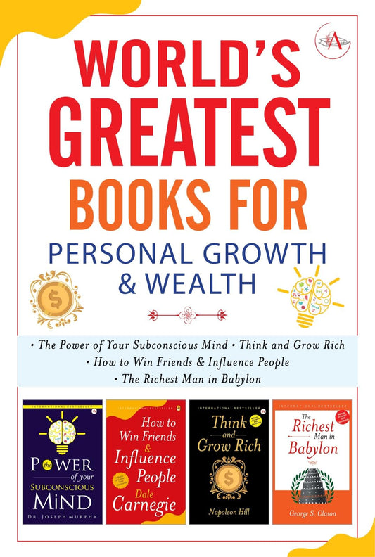 World?s Greatest Books For Personal Growth & Wealth (Set of 4 Books [Paperback] Dale Carnegie; Napoleon Hill and Dr. Joseph Murphy [Paperback] Dale Carnegie; Napoleon Hill and Dr. Joseph Murphy