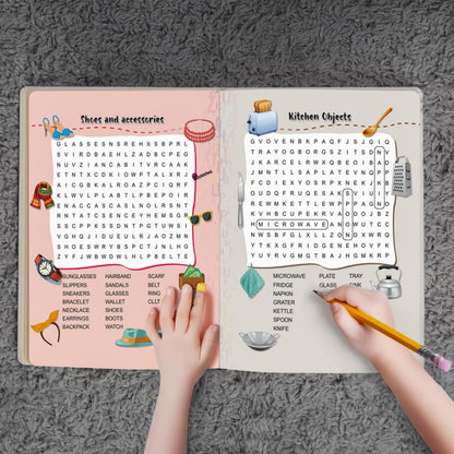 2000+ Word Search Activity Book for Kids, 100+ Fun Topics with 500+ Free Printable Worksheets & Parenting Tips, 6-12 Years (2000+ Word Search Book)