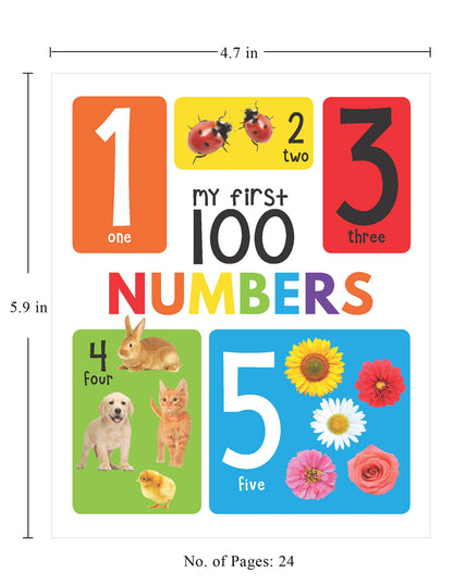 My First 100 Numbers: Padded Board Book for Kids | Learn Counting from 1 to 100 with Bright and Engaging Pictures | Early Learning Book for Babies, Toddlers & Preschoolers | Ages 0–5 Years