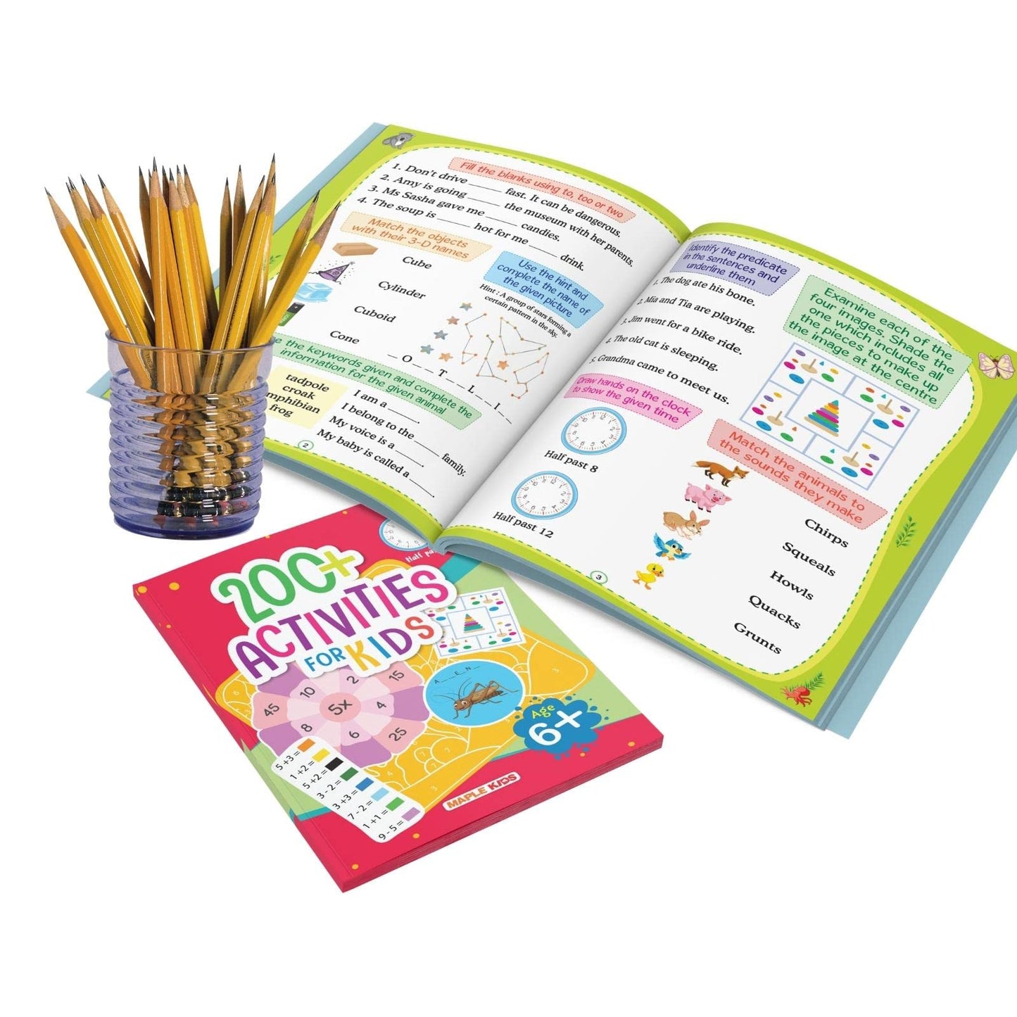 Brain Activity Book for Kids - 200+ Activities for Age 6+