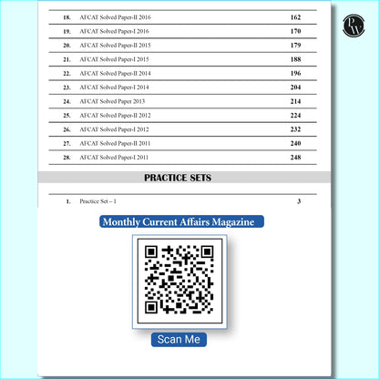 PW 30 AFCAT Previous Years' Solved Papers (2025 - 2011) with August 2025 Paper For Flying, Technical & Ground Duty (Non-Technical) Branches 2026 Exam | PYQs | 10 Practice Sets