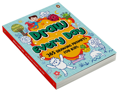 Draw Everyday: Book of Daily Doodles for Kids