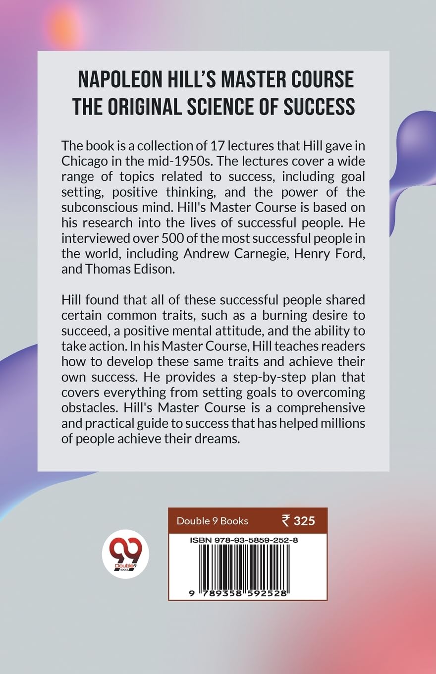 Napoleon Hill’S Master Course The Original Science Of Success