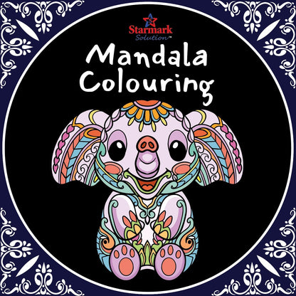 Animals Mandala Art Colouring Book 2026 for Kids (6-12 Years), Adults & Teens | Majestic Animal Art and Craft | tear out sheets | Stress Relief Art Therapy Coloring Books | Drawing & Painting Kit