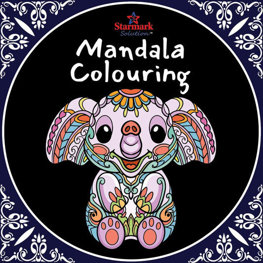 Animals Mandala Art Colouring Book 2026 for Kids (6-12 Years), Adults & Teens | Majestic Animal Art and Craft | tear out sheets | Stress Relief Art Therapy Coloring Books | Drawing & Painting Kit