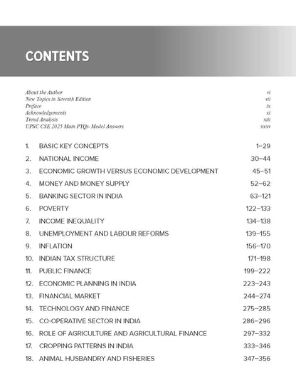 Indian Economy Courseware, 7e by IAS Nitin Singhania for UPSC 2026-27 | 16 Years' Prelims (2010-2025) & Mains PYQs (2021-2025) | 20+ Author Videos | 400+ Practice Questions | Full Colour eBook