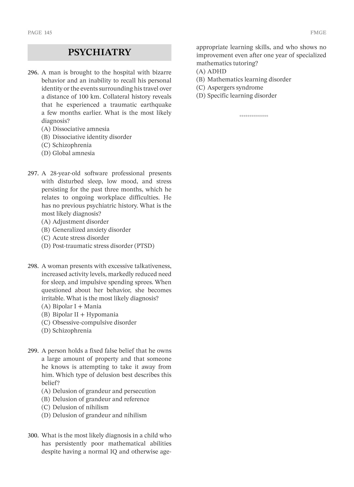 FMGE Yearwise Solved Question Papers (PYQ) for 2026 Exam | 2020–2025 Previous Year Question Papers with Detailed Explanations
