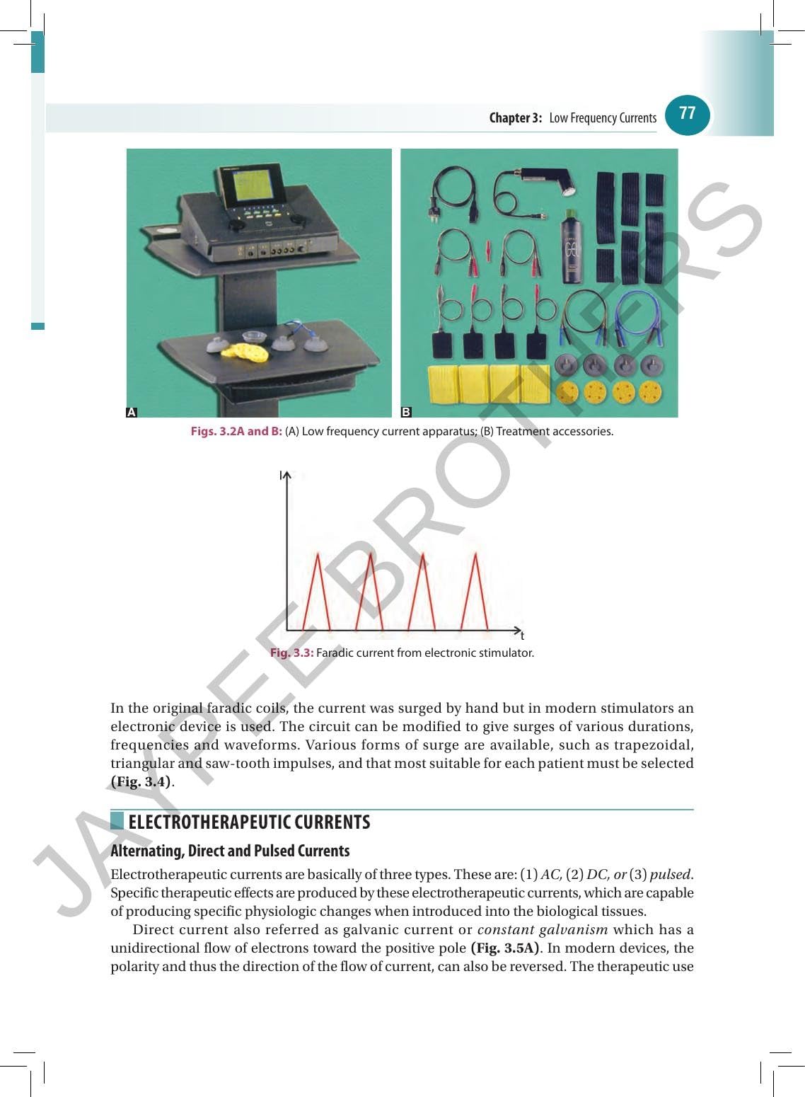 Textbook of Electrotherapy, 4/E for BPT and MPT Physiotherapy Students | Electrotherapy Modalities Guide: Low, Medium and High Frequency Currents, Ultrasound, Laser and Cryotherapy