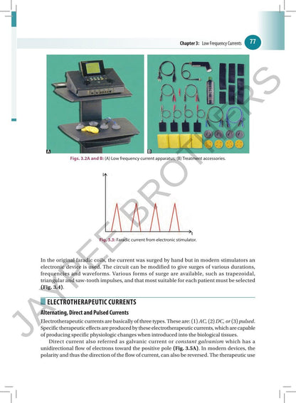 Textbook of Electrotherapy, 4/E for BPT and MPT Physiotherapy Students | Electrotherapy Modalities Guide: Low, Medium and High Frequency Currents, Ultrasound, Laser and Cryotherapy