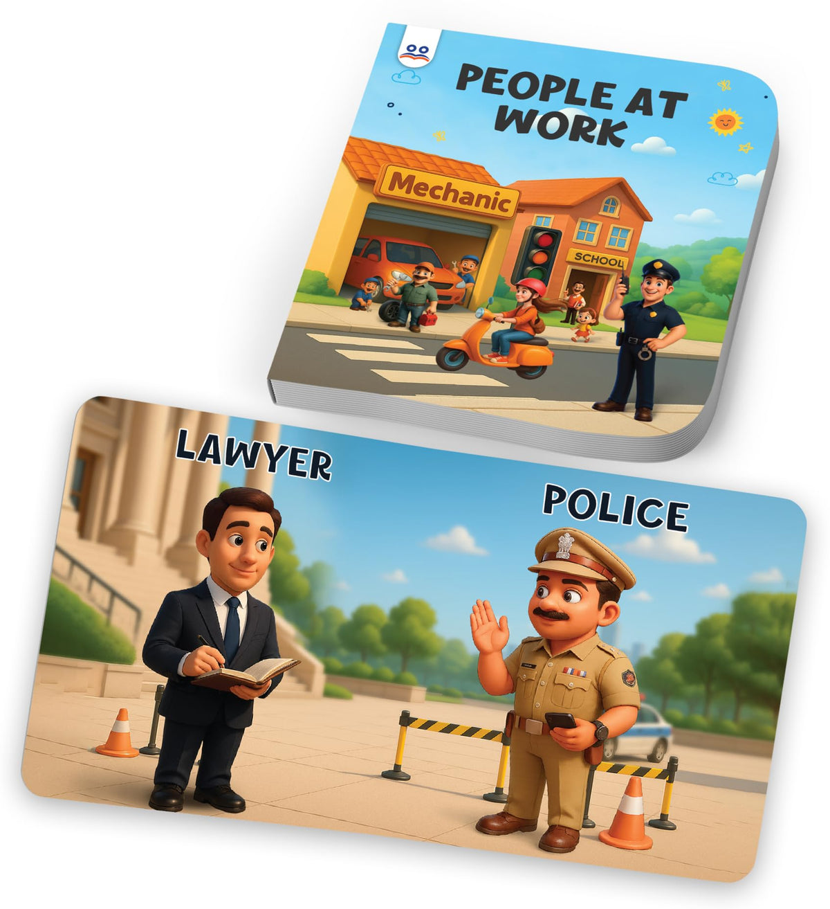 My First Library Box Set 10 Board Books | Premium Quality Kids Books for 1 Year - 4 Year Old | Early Learning Books - About Me, Rhymes, Foods, Shapes, ... Around Me, Action Words & People at Work