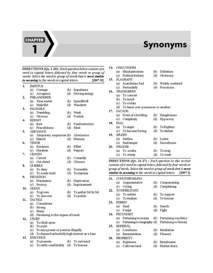Disha 18 Previous Year CDS & CDS OTA English Topic-wise Solved Papers Phase I & II (2007 - 2024) 5th Edition | Combined Defence Services PYQs | 4320+ MCQs | Detailed Solutions for English