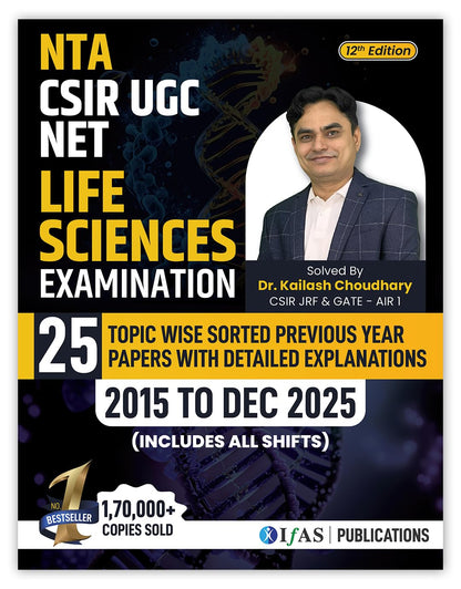 CSIR NET Life Science & General Aptitude Books 2026 | Previous Year Solved Papers with Detailed Solutions | Best Seller PYQ Book for NTA CSIR NET JRF Life Science Exam