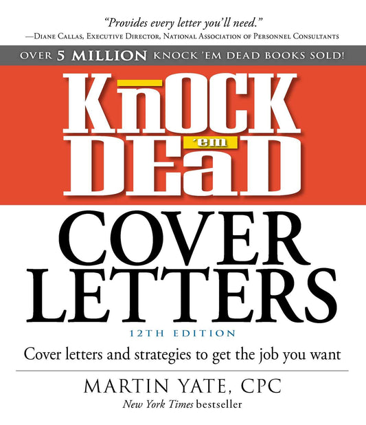 KNOCK EM DEAD COVER LETTERS book cover