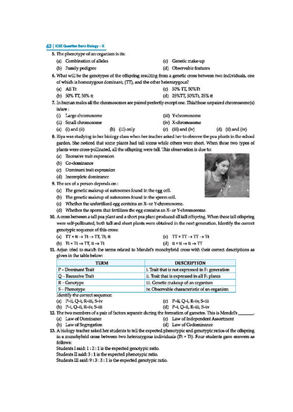 Gurukul by Oswal ICSE Class 10 Biology Most Likely Question Bank for 2027 Exam | Chapterwise & Categorywise Questions, Competency Based Practice, 2025 Board Paper & SQP, MCQ Explanations