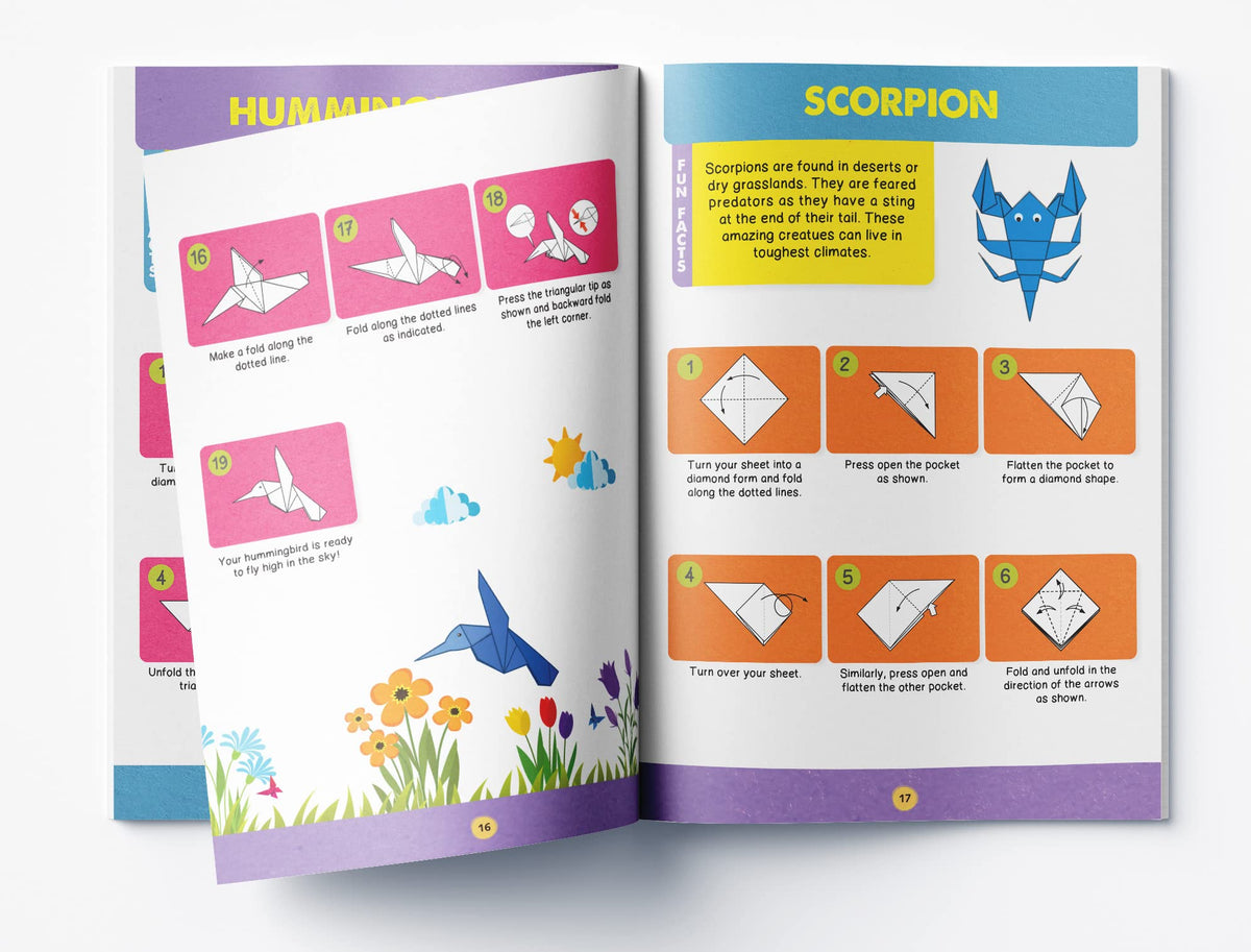 Origami: Step-by-Step Introduction to Paper Folding | Activity Book for Children Level 3 (Advanced) | Ages 8–12 | Hours of Creative Learning