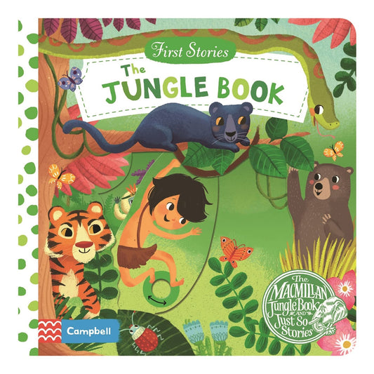 The Jungle Book (Campbell First Stories) (Campbell First Stories  5) by Miriam Bos (Author, Illustrator) book cover