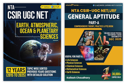 CSIR NET Earth Science & General Aptitude Books 2026 | Previous Year Solved Papers with Detailed Explanations | Topicwise Combo for NTA CSIR UGC NET/JRF, GATE & SET Exams | IFAS Publications