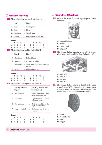 Arihant All in One History Class 11 for CBSE Exam 2026-27 | NCERT Based Complete Theory, Practice Exercises, CBQs, A-R, Sample Papers & Mind Maps | Revised Edition as per Latest Syllabus