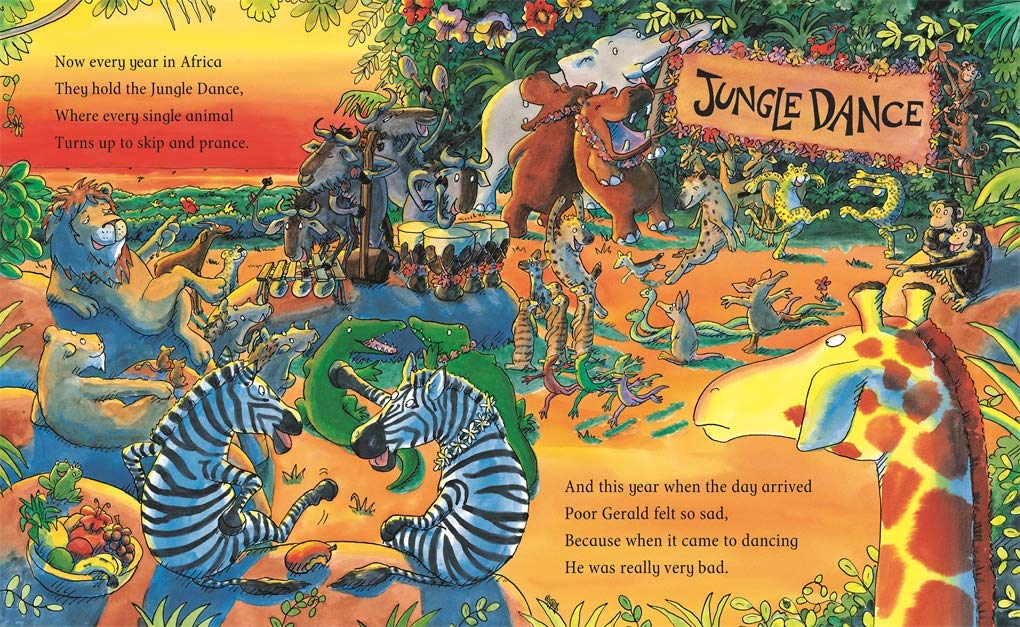 GIRAFFES CAN'T DANCE CASED BOARD BOOK