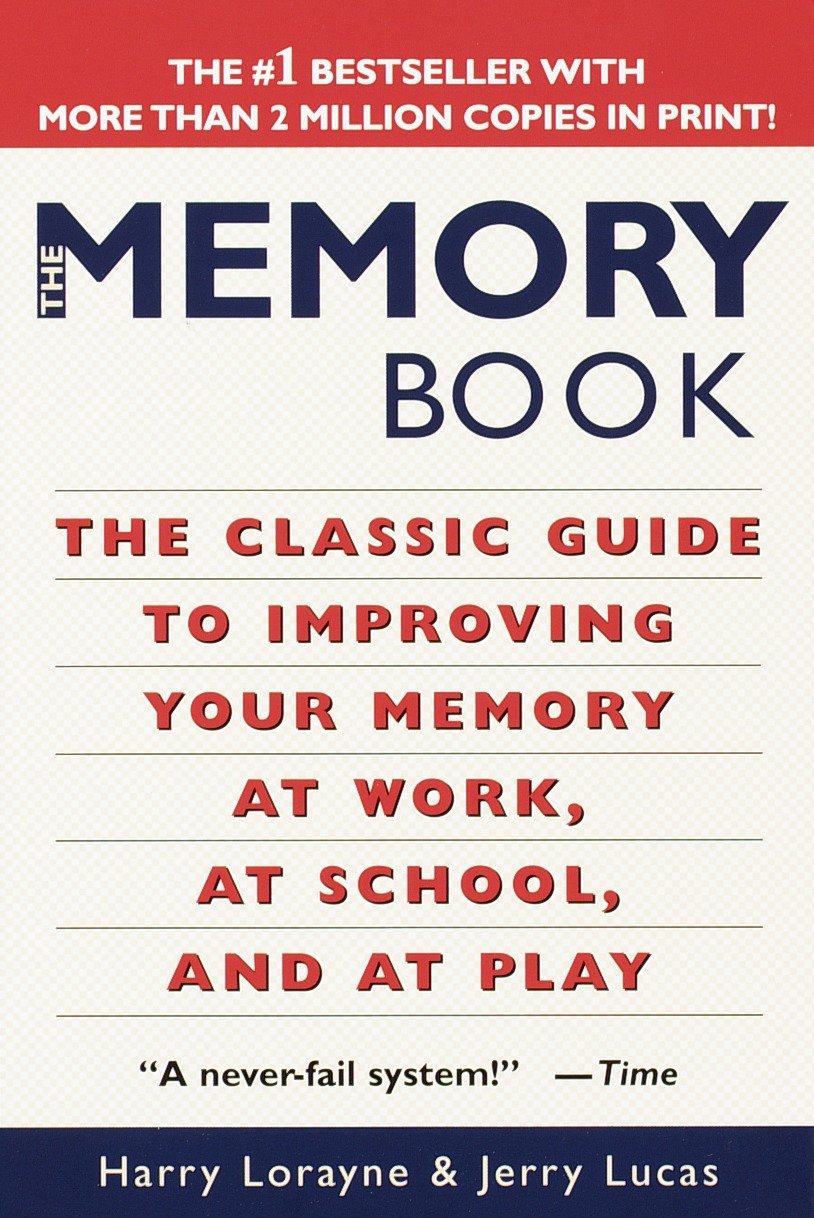 The Memory Book: The Classic Guide to Improving Your Memory at Work  at School  and at Play by Harry LorayneJerry Lucas book cover