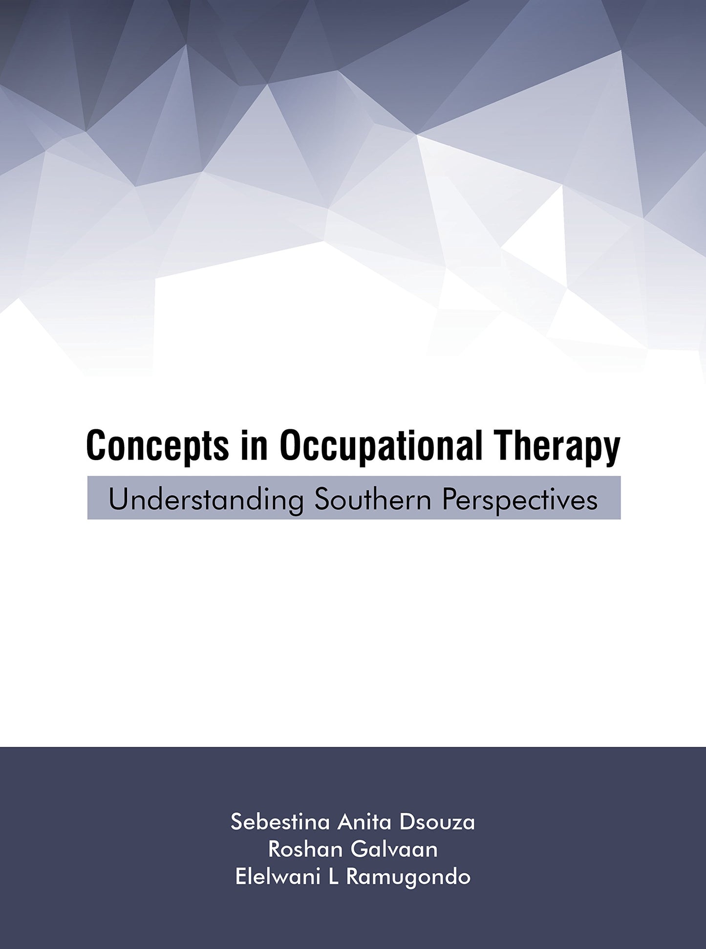 Concepts in Occupational Therapy – Understanding Southern Perspectives book cover