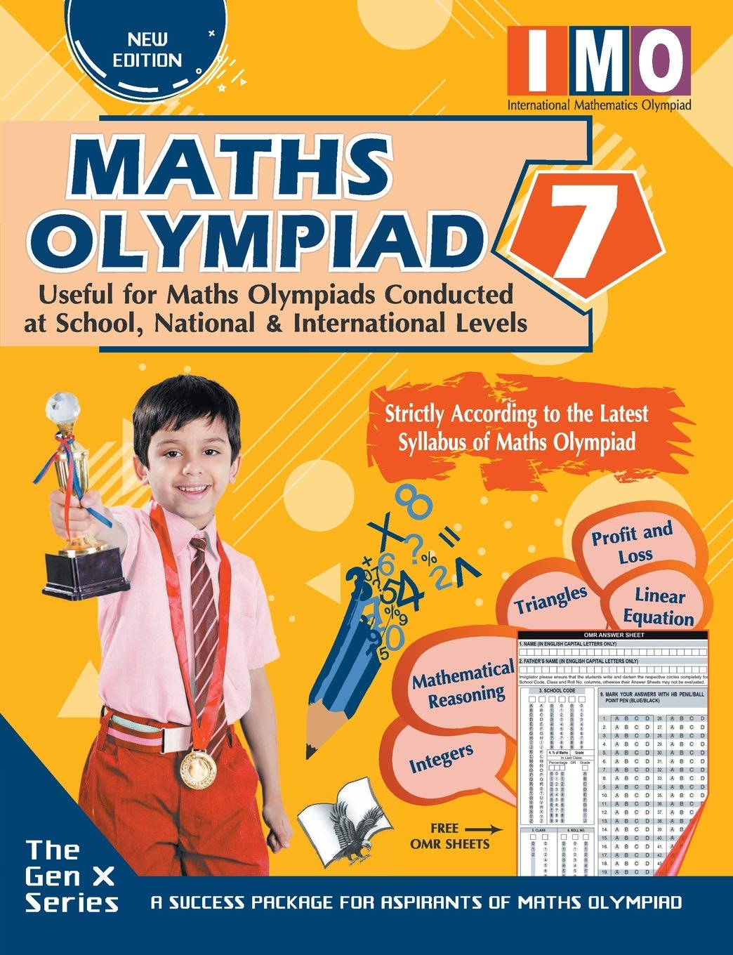 International Maths Olympiad – Class 7(with Cd) by PRASOON KUMAR (Author) book cover