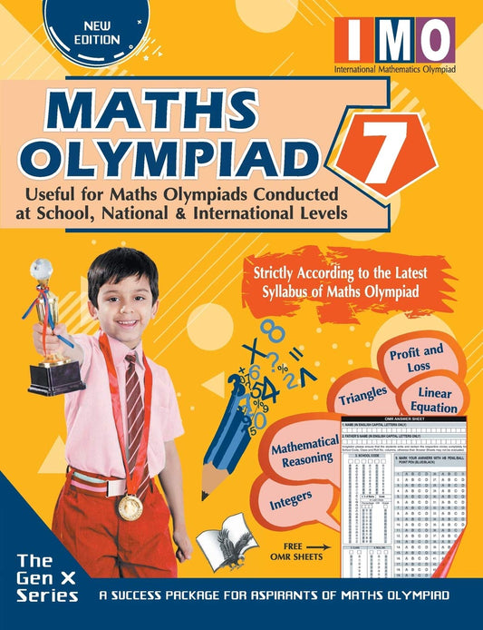 International Maths Olympiad – Class 7(with Cd) by PRASOON KUMAR (Author) book cover