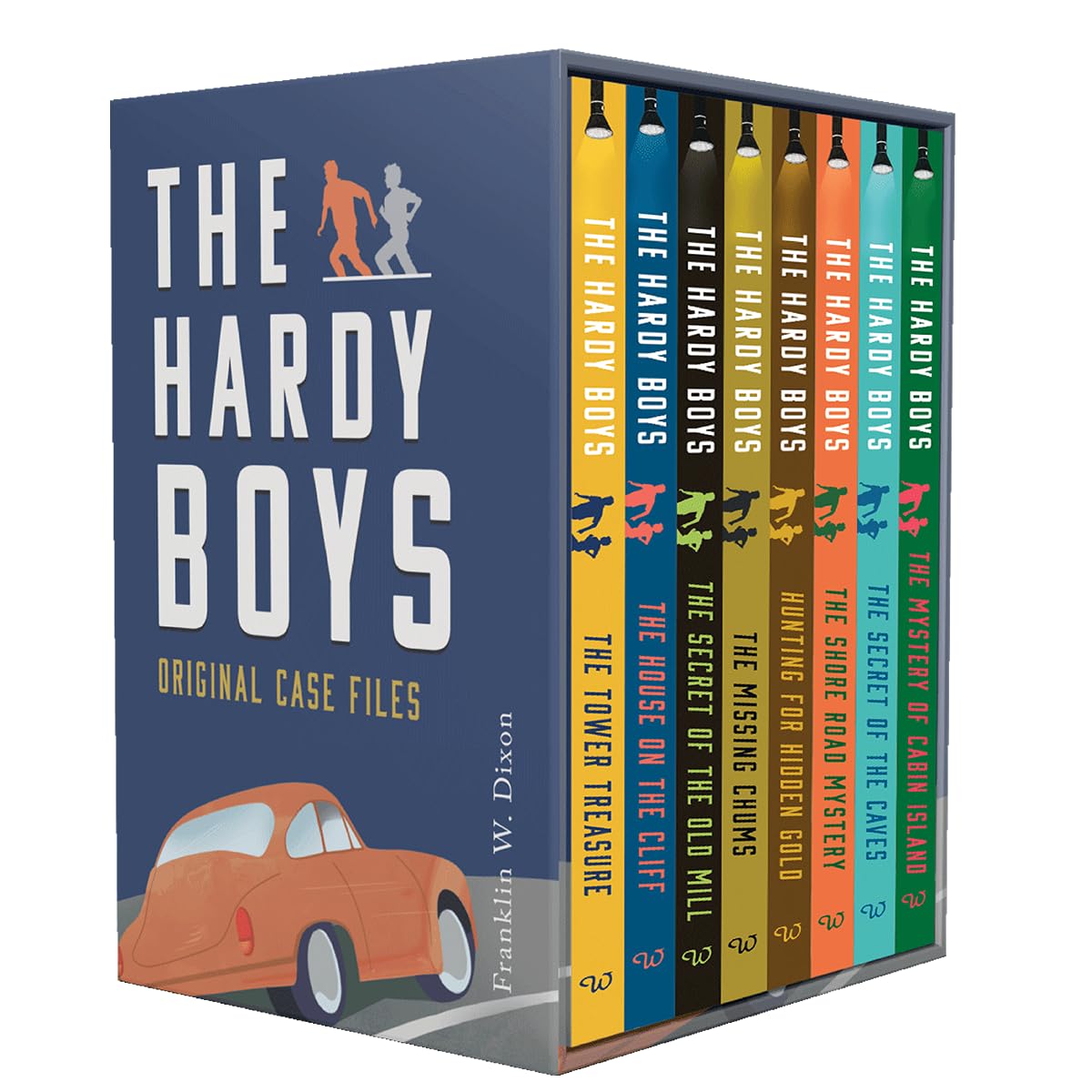 Hardy Boys: Original Case Files Series — 8 Book Box Set | Classic Mystery Adventure Books | Franklin W. Dixon | Collectible Paperback Boxed Set