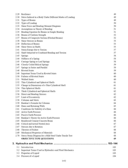 Civil Engineering : (Conventional and Objective Type) | 5000+ Objective Questions with Hints | UPSC, IES, ESE, SSC JE Engineering Exam, B.Tech, B.E, B.Sc, Gate & Other Competitive Exams 2025