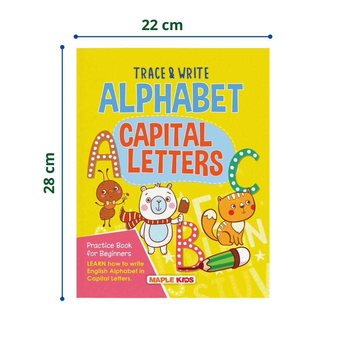 Alphabets Writing Book - Capital Letters (Practice) - Pattern Tracing - Alphabet - Early Learning - Capital Letters for Kids - Activity Book for Toddlers, Nursery, Pre School Children