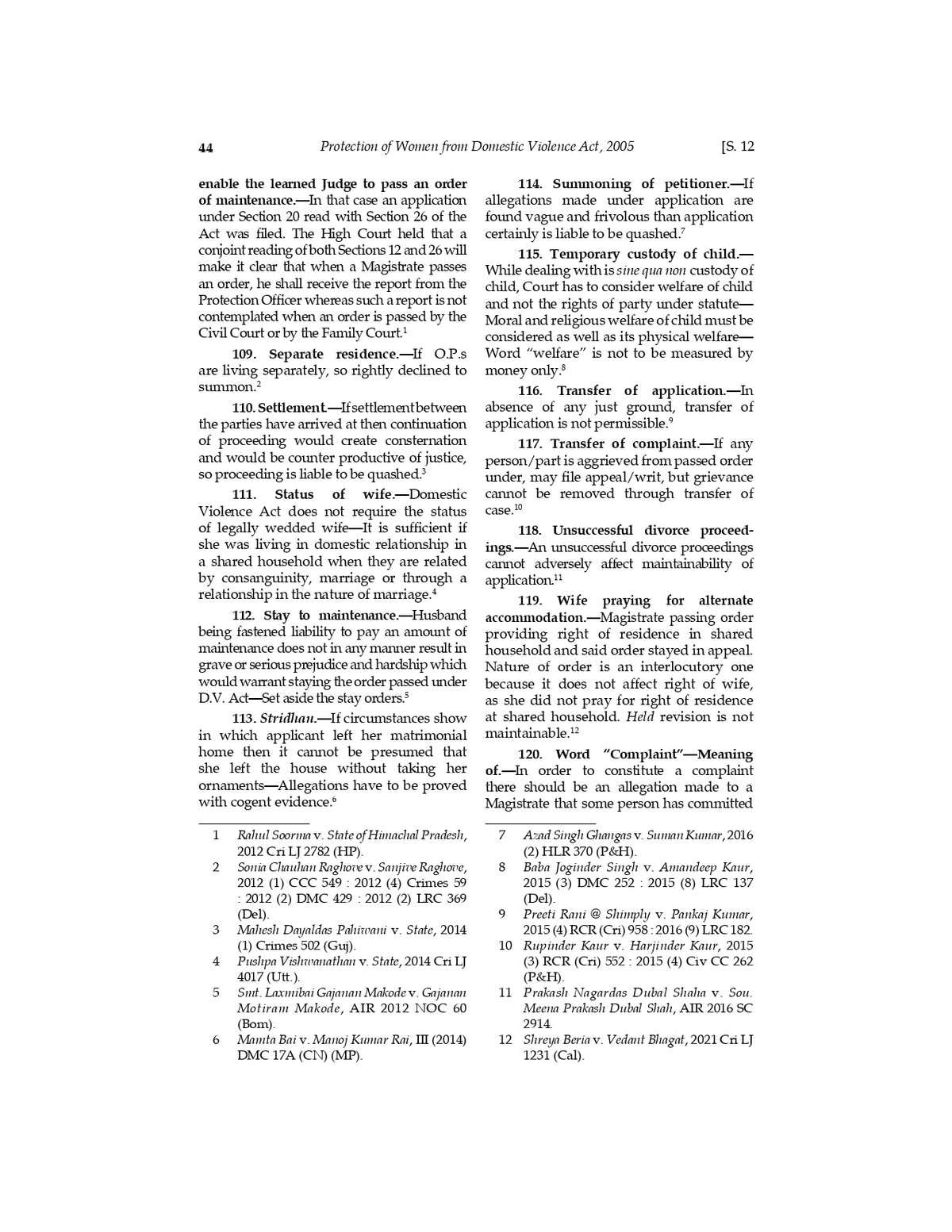 Lawmann's Protection of Women from Domestic Violence Act, 2005 with DV Rules, Live in Relationship | Bare Act with Comments