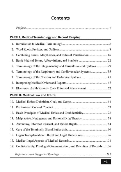Medical Terminology, Record Keeping, Law and Ethics: A Comprehensive Textbook for Radiology, Radiotherapy and Allied Health Sciences Students (NCAHP Curriculum) (First Edition, 2026)