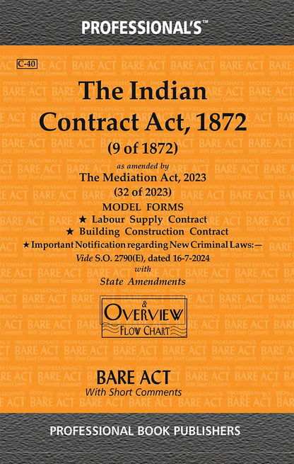 Indian Contract Act, 1872 with State Amendments